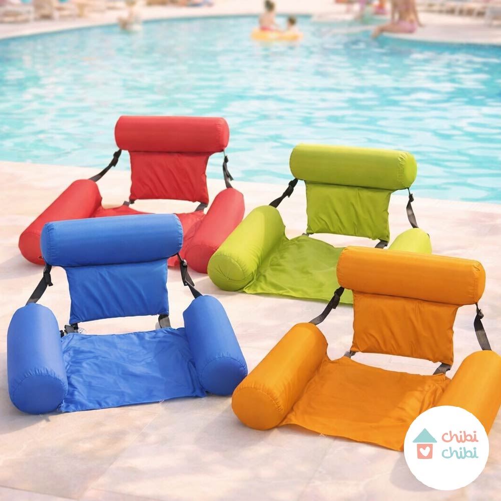 SILLA FLOTADOR NARANJA/VERDE